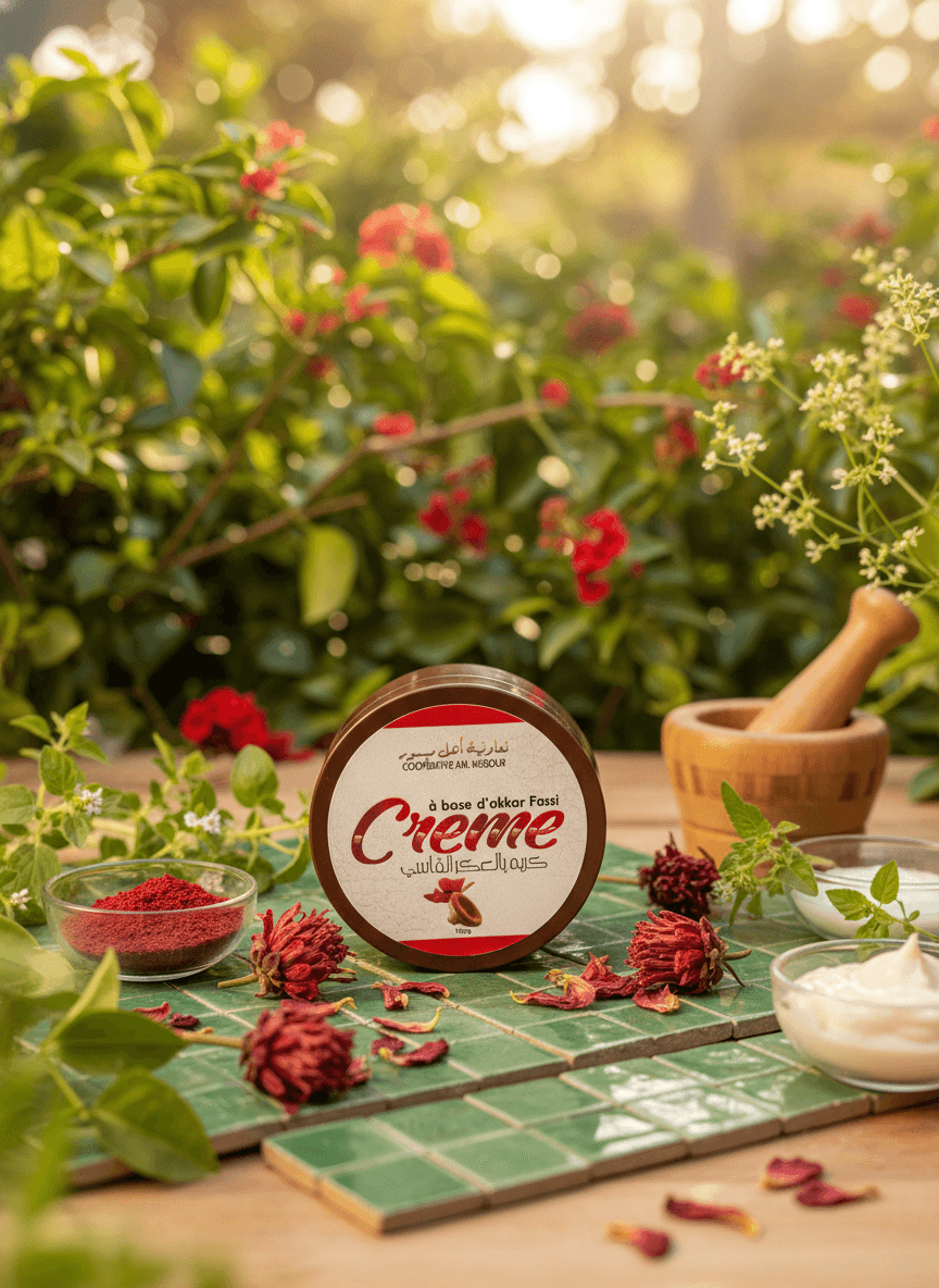crème Éclat à l'akkar fassi