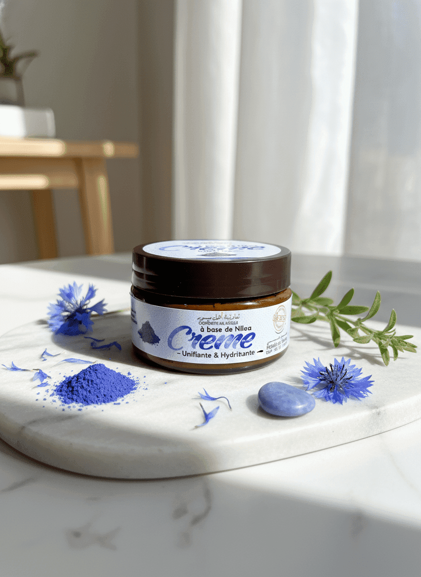 crème Éclaircissante à la nila bleue