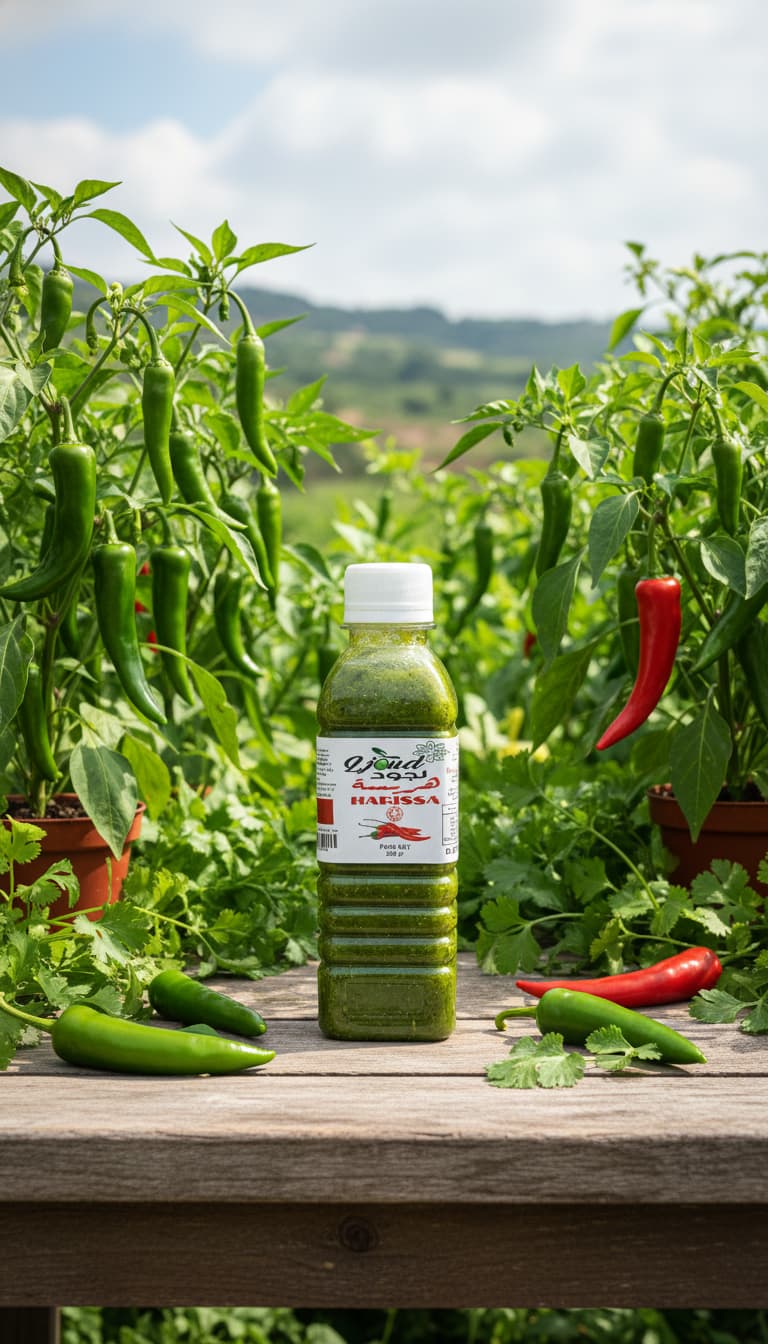 harissa au piment vert